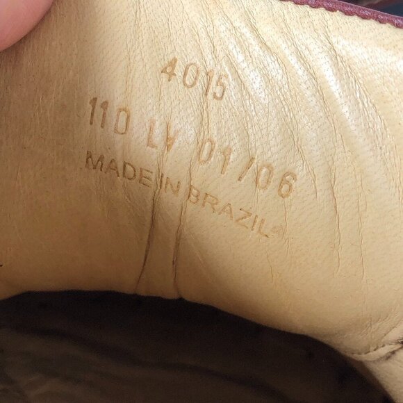 SANDRO MOSCOLONI Men Brown Soft Leather Lace-Up Comfort Anatomic Gel Oxford 11D - Picture 11 of 16